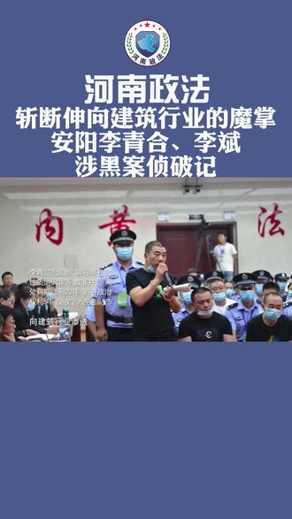 安阳李青合,李斌涉黑案侦破记!