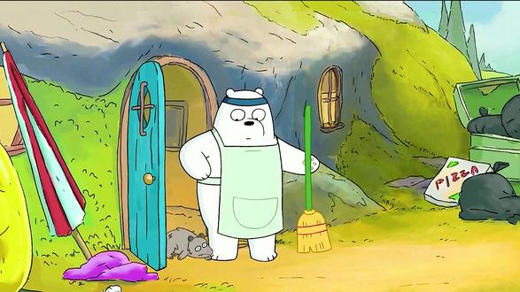 播放 下个视频:第107集 | #元气脑洞班 熊熊家太脏了  熊管家申请出战